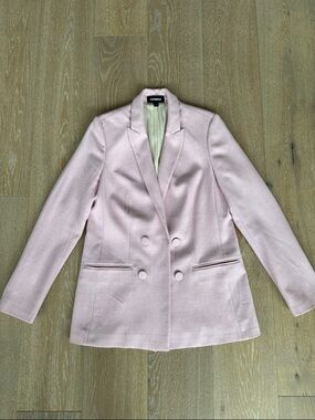 Express Double-Breasted Light Pink Women’s Blazer. Size Small.
